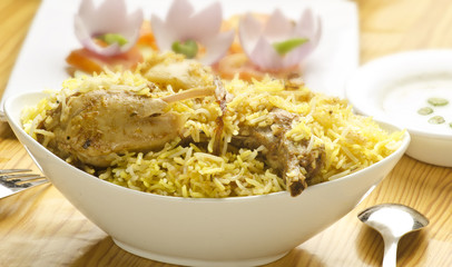 Yummy chicken biriyani