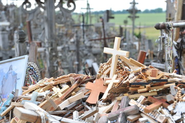 Hill of Crosses in Lithuania.