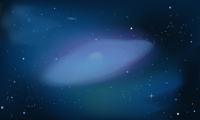 Obraz na płótnie Canvas Vector Space illustration