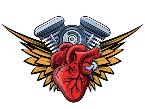 engine tatoo label