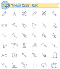 Tools icon set