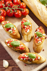 Delicious bruschetta
