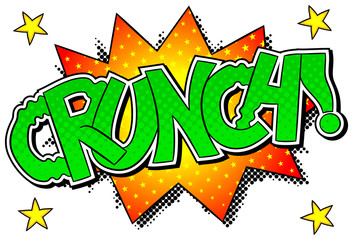 Comic Sound Effekt Crunch