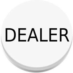 Dealer casino chip