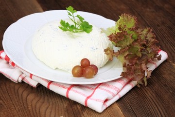 Cream cheese with herbs