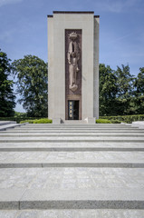 Fototapeta na wymiar Luxembourg American Cemetery War Memorial