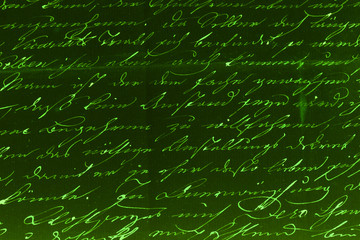 Handwritten text pattern for background or as wallpaper