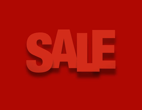 Sale Red White
