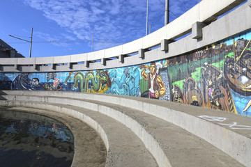 Graffiti on the wall in Kazan
