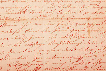 Old handwritten text pattern for background or as wallpaper