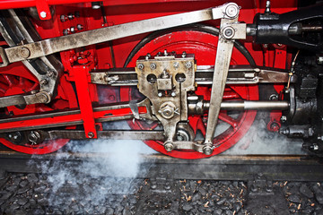 Dampfloktriebwerk - Detail