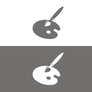 Icono &uacute;ltiles artista BN