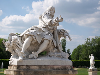 Obraz premium Statue de Molière, Château de Chantilly