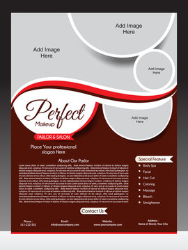 perfect parlor flyer template