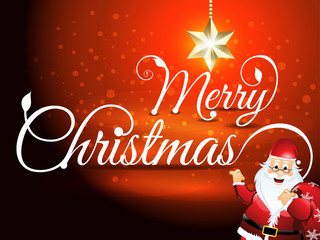 merry christmas font background