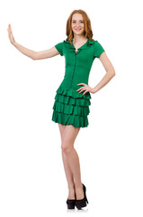 Fototapeta premium Woman in fashion clothing concept