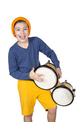 boy with a drum