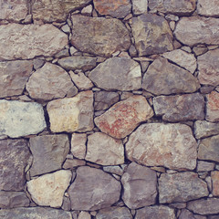 Mur en pierre vintage