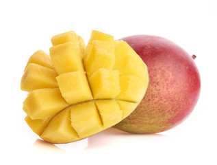 mango fruit isolated on white background