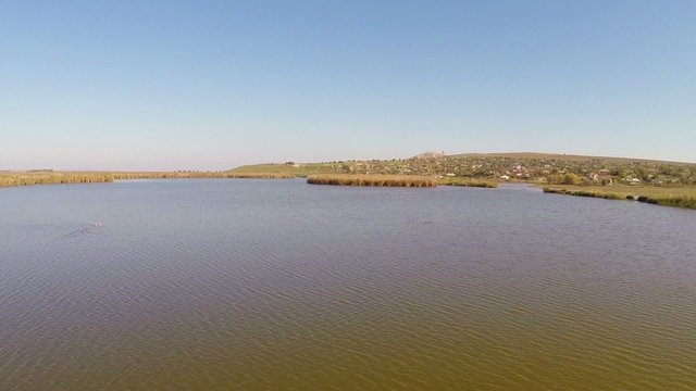 Wild Danube Delta aerial