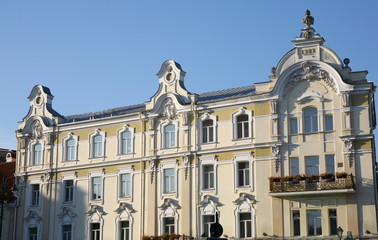 Fototapeta na wymiar Building in the Old Town of Vilnius