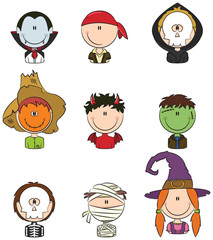 Halloween Character Avatars