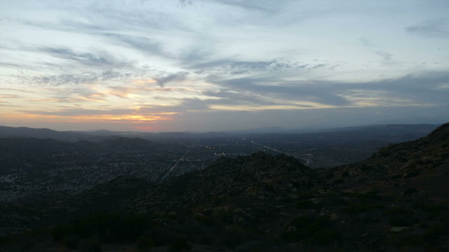 Southern California Sunset Time Lapse