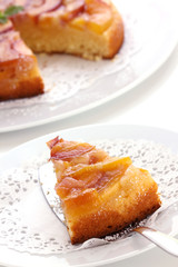 Nectarine cake