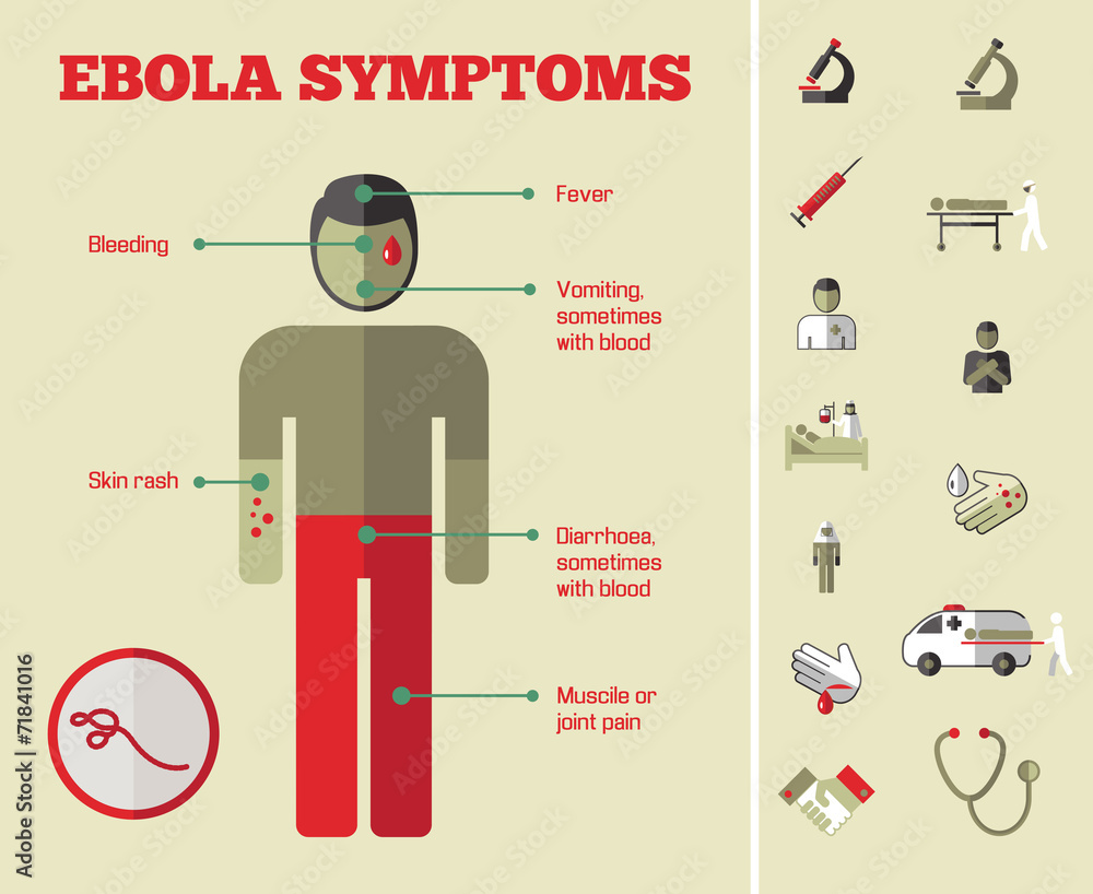 Sticker Medical Infographic Template.