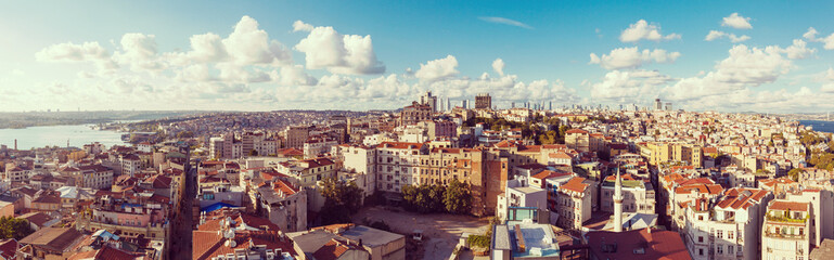 Obraz premium Panorama in Istanbul, Turkey