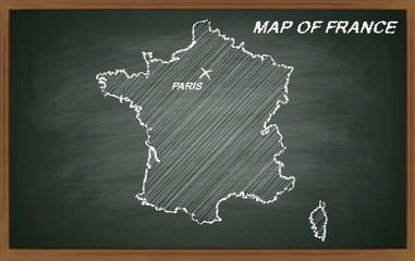 map of France