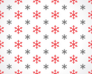 snowflakes on white