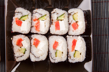 Japanese seafood sushi