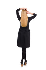 Woman in fashion clothing concept