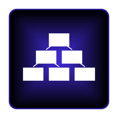 Organizational chart icon