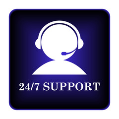 24-7 Support icon