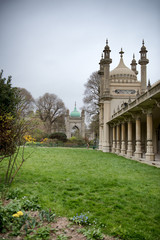 Fototapeta na wymiar Gardens and Grounds of Brighton Royal Pavilion