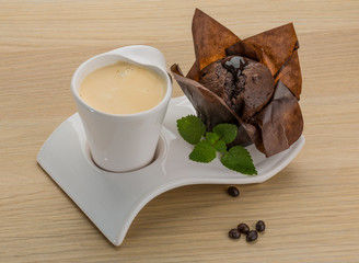 Coffee with muffin