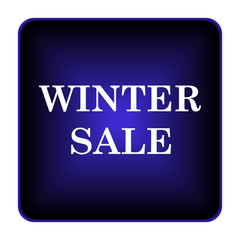 Winter sale icon