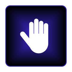 Obraz premium Stop icon