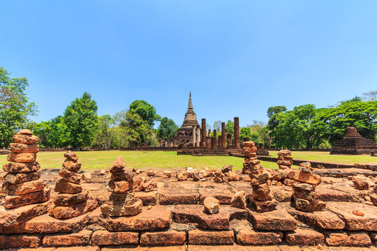 Si Satchanalai Historical Park in Sukhothai province of Thailand