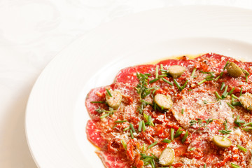 beef carpaccio