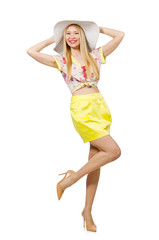 Young woman in fashion concept