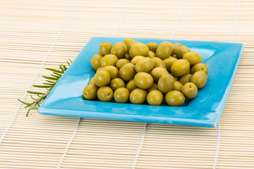 Green olives