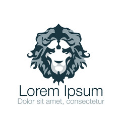 Lion logo, power logotype