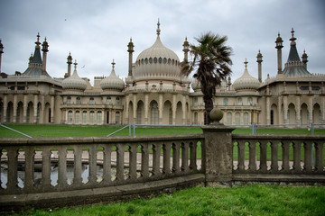 The external facade of the Brighton Royal Pavilion