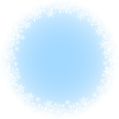 Naklejka premium background with snowflakes