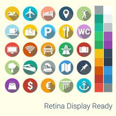 ICON SET - TRAVEL | REISEN, MAP MASTER - I/V