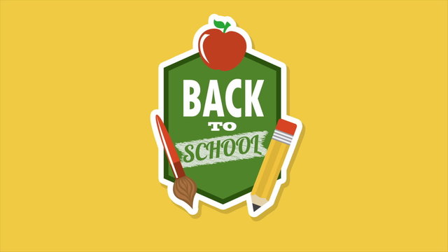 Back to school, Animation Design, HD 1080