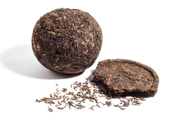 formed Pu-erh tea